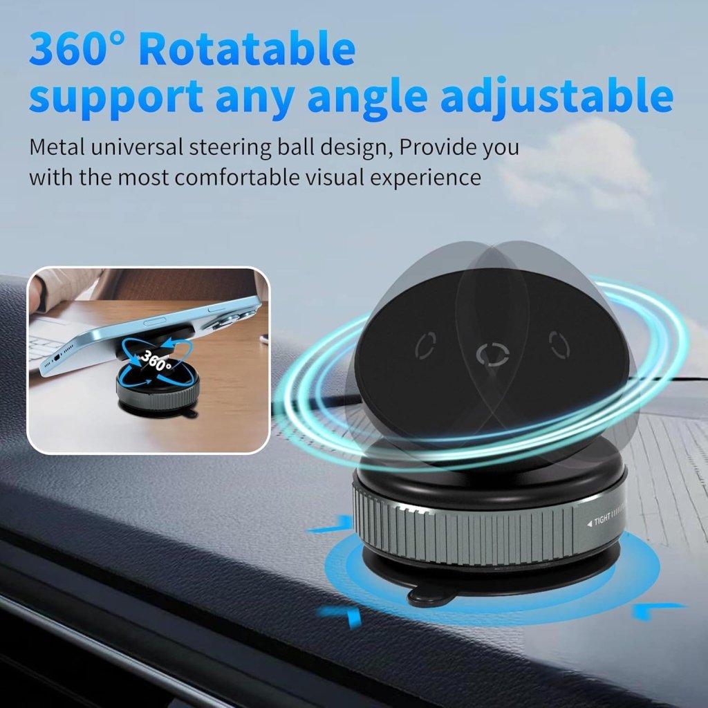 Car Dashboard Phone Holder 360° Vacuum Magnetic Phone Stand - VoltX MarketCar Dashboard Phone Holder 360° Vacuum Magnetic Phone StandAccessoriesVoltX MarketDropdashMNBVKUKY1. Car Dashboard Phone Holder 360° Vacuum Magnetic Phone Stand7304