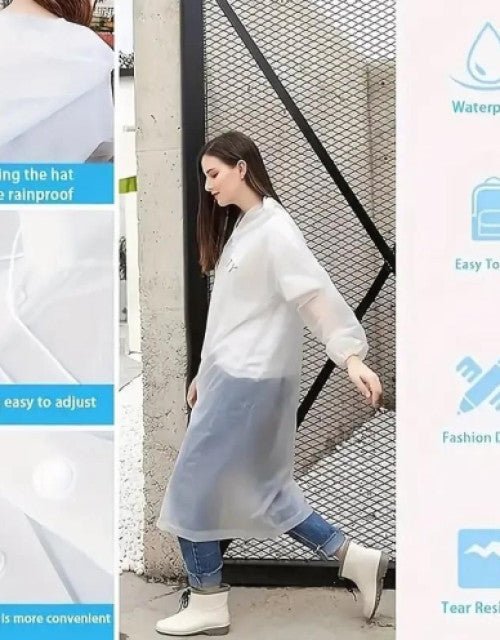 Unisex Hooded Button - Raincoat - Reusable for Adults - VoltX MarketUnisex Hooded Button - Raincoat - Reusable for AdultsCar & Bike AccessoriesVoltX MarketDropdashUnisex1. Unisex Hooded Button - Raincoat - Reusable for Adults6969