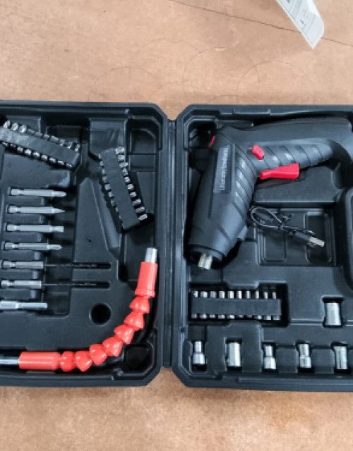 Electric Screwdriver Set, 47 in 1 Rechargeable and Rotatable Cordless Electric Cordless Screwdriver Drill - VoltX MarketElectric Screwdriver Set, 47 in 1 Rechargeable and Rotatable Cordless Electric Cordless Screwdriver DrillCar & Bike AccessoriesVoltX MarketDropdashScrewdriv1. Electric Screwdriver Set, 47 in 1 Rechargeable and Rotatable Cordless Electric Cordless Screwdriver Drill6511