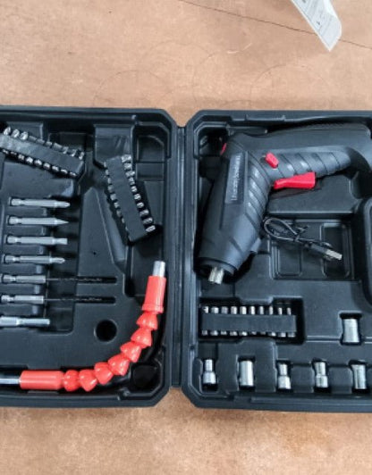 Electric Screwdriver Set, 47 in 1 Rechargeable and Rotatable Cordless Electric Cordless Screwdriver Drill - VoltX MarketElectric Screwdriver Set, 47 in 1 Rechargeable and Rotatable Cordless Electric Cordless Screwdriver DrillCar & Bike AccessoriesVoltX MarketDropdashScrewdriv1. Electric Screwdriver Set, 47 in 1 Rechargeable and Rotatable Cordless Electric Cordless Screwdriver Drill6511
