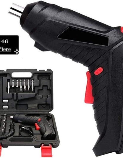 Electric Screwdriver Set, 47 in 1 Rechargeable and Rotatable Cordless Electric Cordless Screwdriver Drill - VoltX MarketElectric Screwdriver Set, 47 in 1 Rechargeable and Rotatable Cordless Electric Cordless Screwdriver DrillCar & Bike AccessoriesVoltX MarketDropdashScrewdriv1. Electric Screwdriver Set, 47 in 1 Rechargeable and Rotatable Cordless Electric Cordless Screwdriver Drill6511