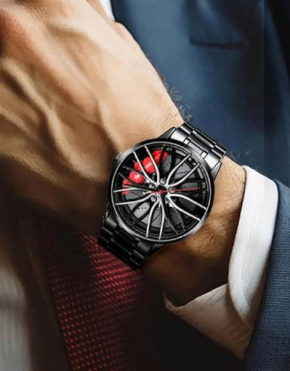 Men Watch Car Wheel Hub Dial 3D Waterproof Sports Watch - VoltX MarketMen Watch Car Wheel Hub Dial 3D Waterproof Sports WatchSpeakersVoltX MarketDropdashW570_Watch1. Men Watch Car Wheel Hub Dial 3D Waterproof Sports Watch5473