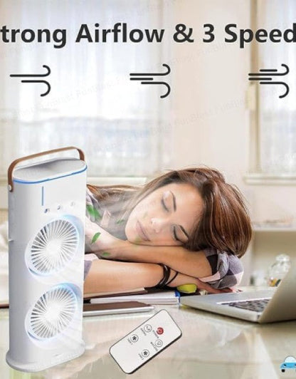 Portable Fan Double Ended Spray Fan Desk Fan with Cooler USB Rechargeable Mini Desktop Table Cooling Fan - VoltX MarketPortable Fan Double Ended Spray Fan Desk Fan with Cooler USB Rechargeable Mini Desktop Table Cooling FanCar & Bike AccessoriesVoltX MarketDropdashPorFaDoub1. Portable Fan Double Ended Spray Fan Desk Fan with Cooler USB Rechargeable Mini Desktop Table Cooling Fan5721