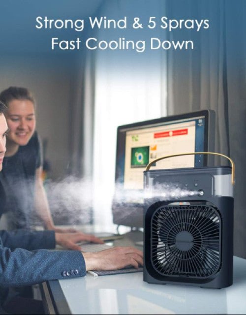 Portable Humidifier Air Cooler Mist Fan Mini Cooler for Home - VoltX MarketPortable Humidifier Air Cooler Mist Fan Mini Cooler for HomeCar & Bike AccessoriesVoltX MarketDropdashPortablHu1. Portable Humidifier Air Cooler Mist Fan Mini Cooler for Home6279